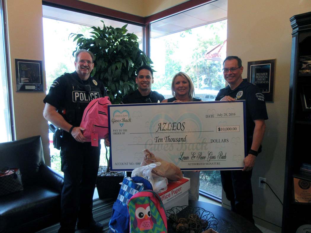 AZLEOS 2016 Donation