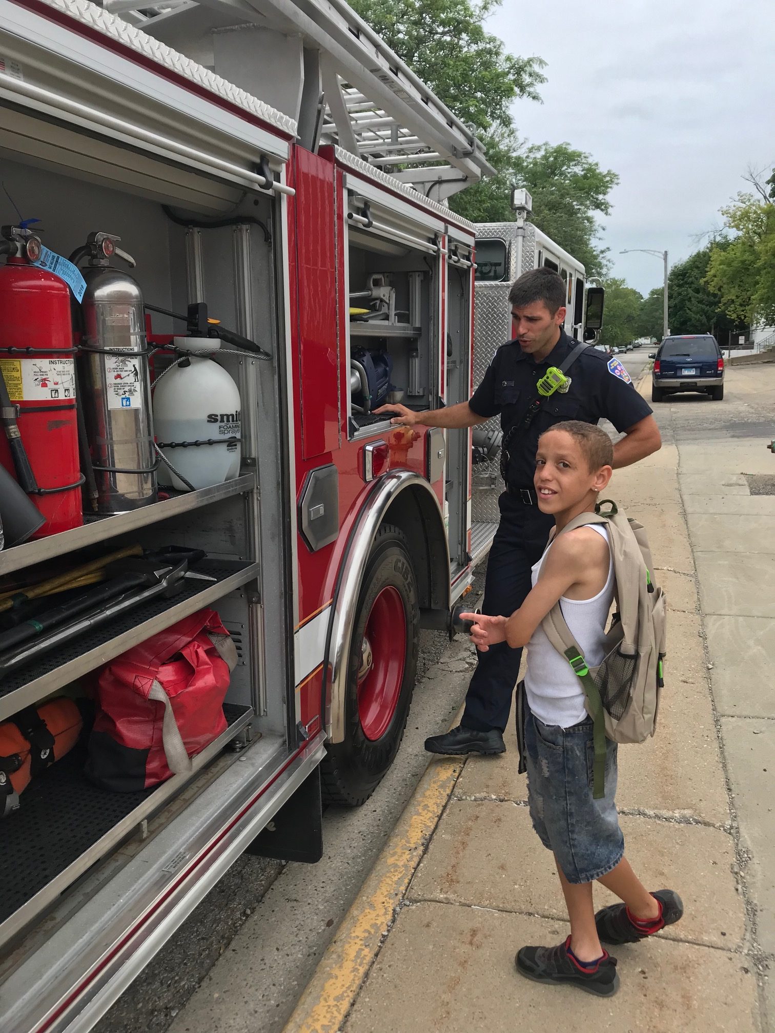 Waukegan Backpack Giveaway Lerner and Rowe Gives Back