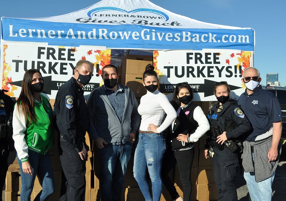 Lerner and Rowe Gives Back | Las Vegas Turkey Giveaway