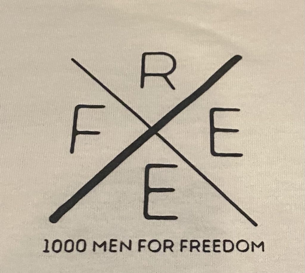 1000 Men for Freedom logo