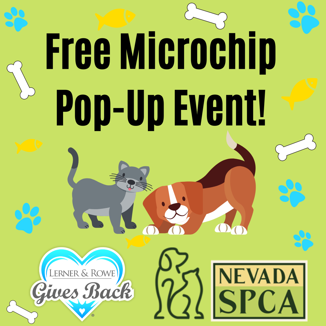 Partnership with Nevada SPCA to Host Free Microchip and ID Tag Clinic