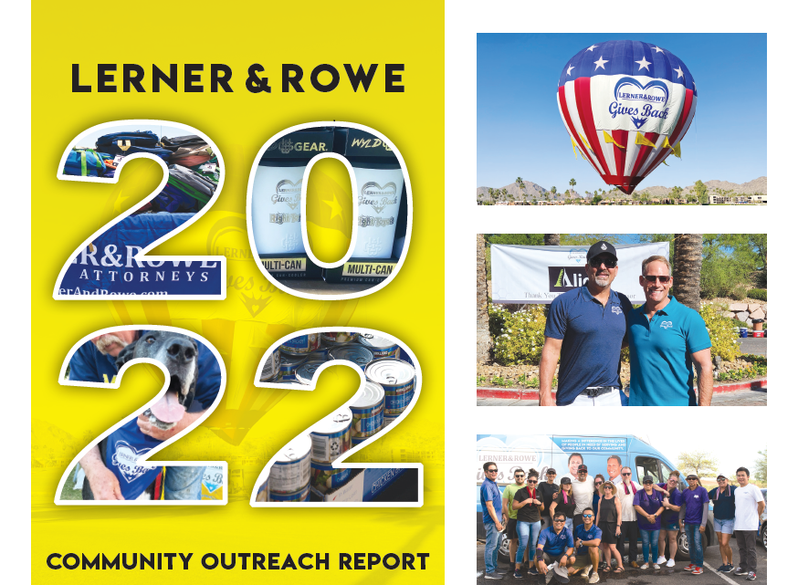 Lerner and Rowe Community Outreach Report 2022