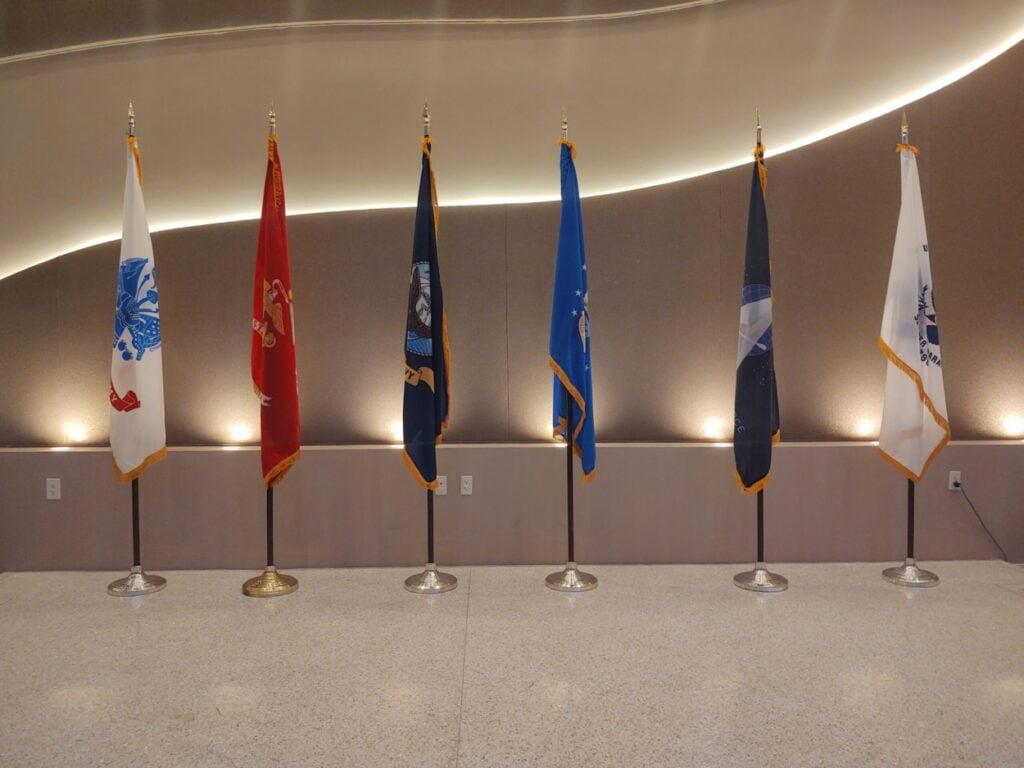VHP gala military flags