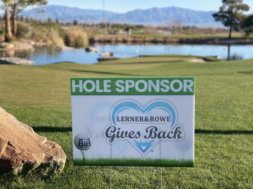 Behind the Blue Charity Golf Cup Sponsor