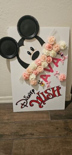 August 6th Make-A-Wish Disney World Sendoff Sign